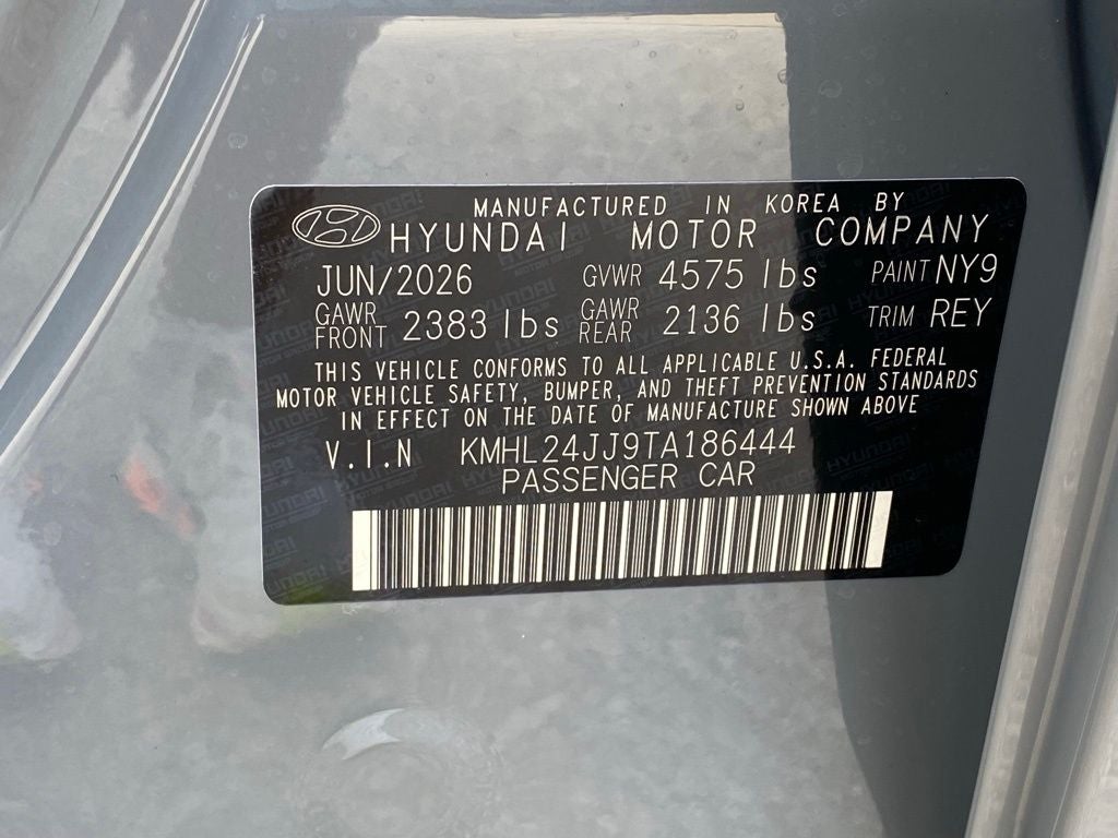 2026 Hyundai SONATA HYBRID Blue