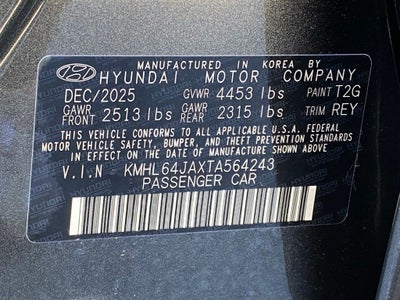 2026 Hyundai SONATA SEL Sport
