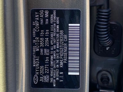 2026 Hyundai ELANTRA Limited