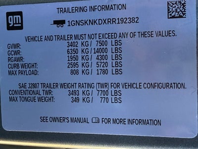 2024 Chevrolet Tahoe LT 4WD