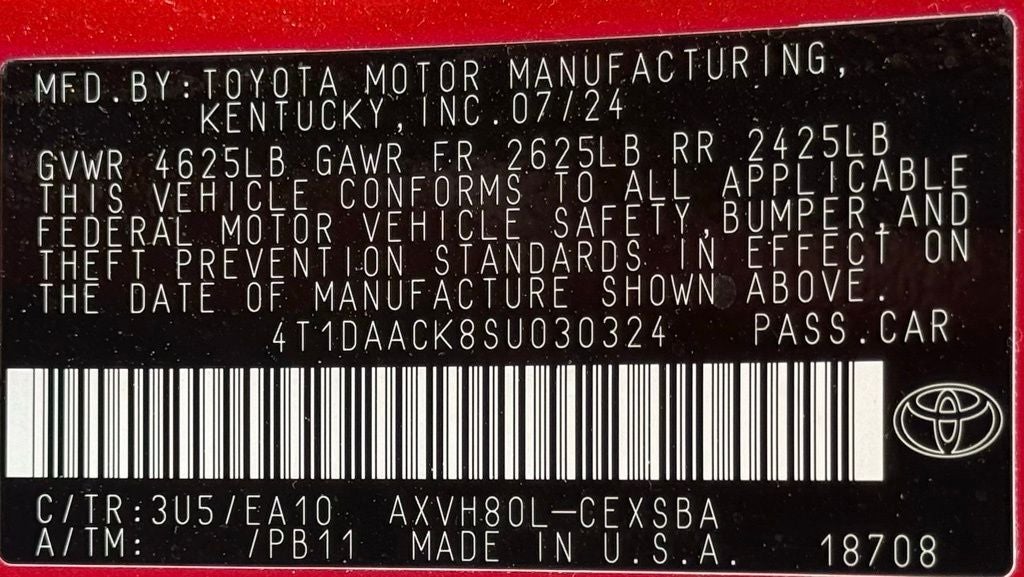 2025 Toyota Camry SE