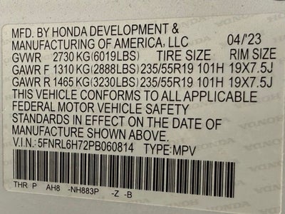 2023 Honda Odyssey Sport CLEAN