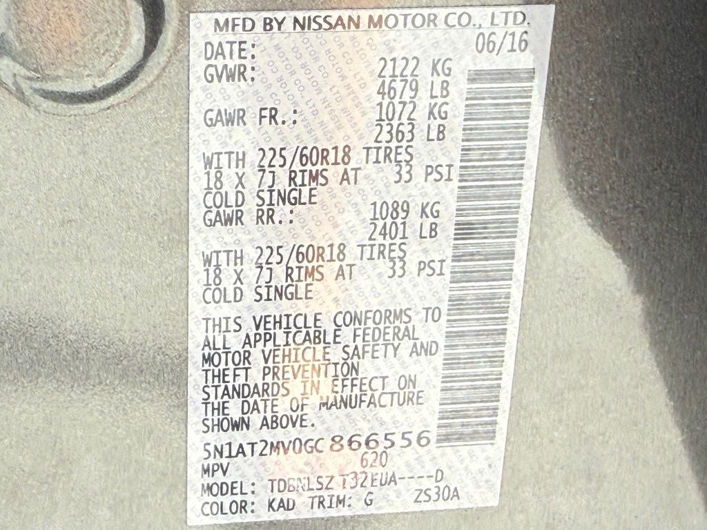 2016 Nissan Rogue SL