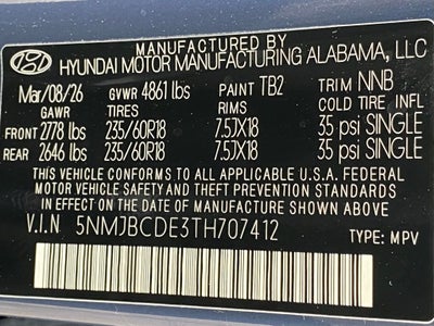 2026 Hyundai TUCSON SEL