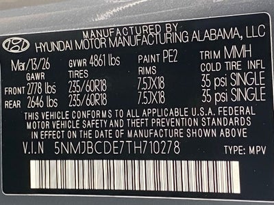 2026 Hyundai TUCSON SEL AWD