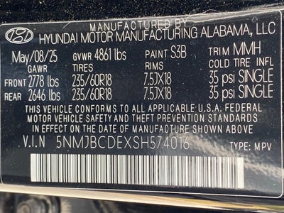 2025 Hyundai TUCSON SEL