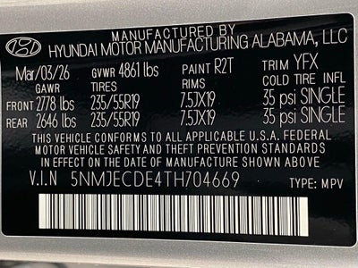 2026 Hyundai TUCSON Limited AWD