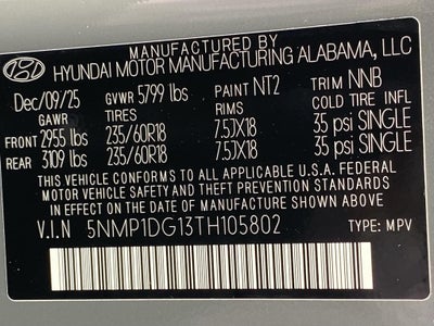 2026 Hyundai SANTA FE HYBRID SE