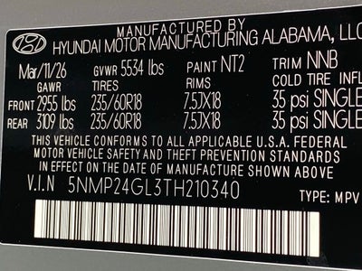 2026 Hyundai SANTA FE SEL