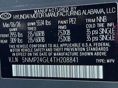 2026 Hyundai SANTA FE SEL