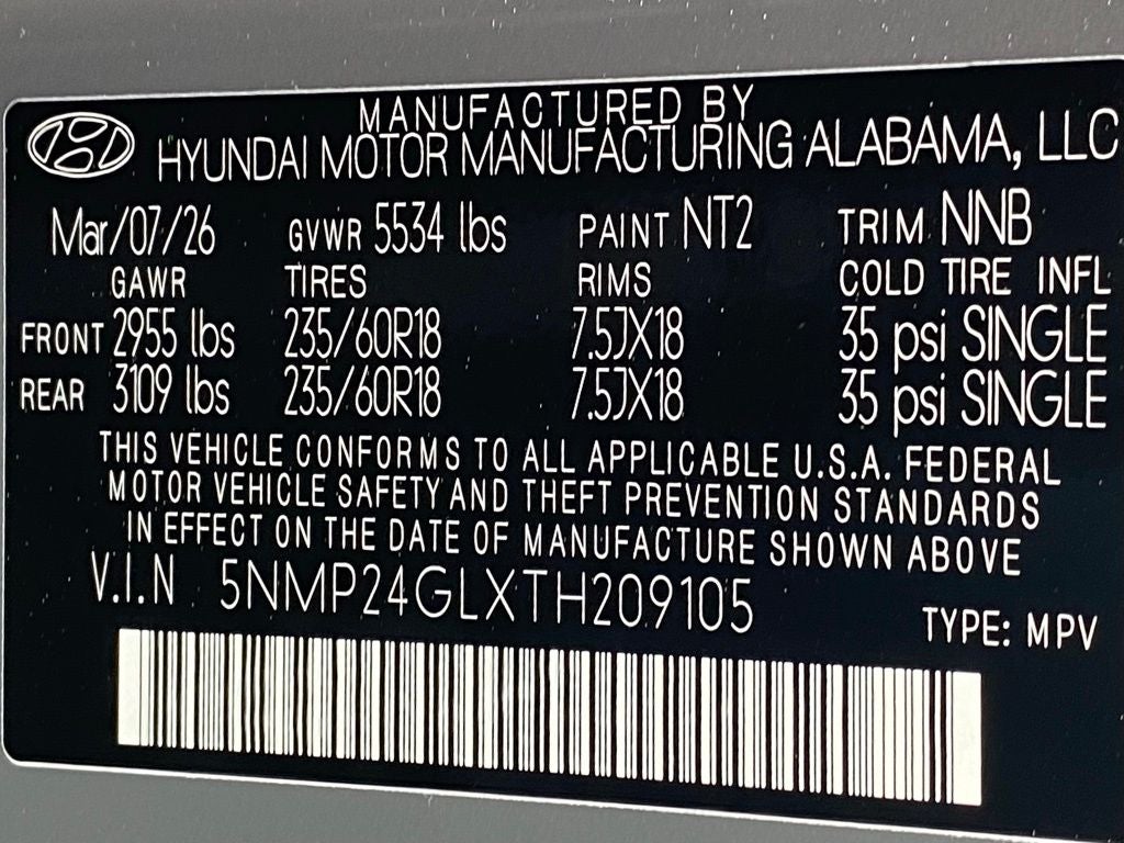 2026 Hyundai SANTA FE SEL