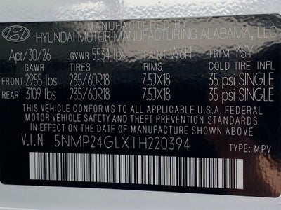 2026 Hyundai SANTA FE SEL