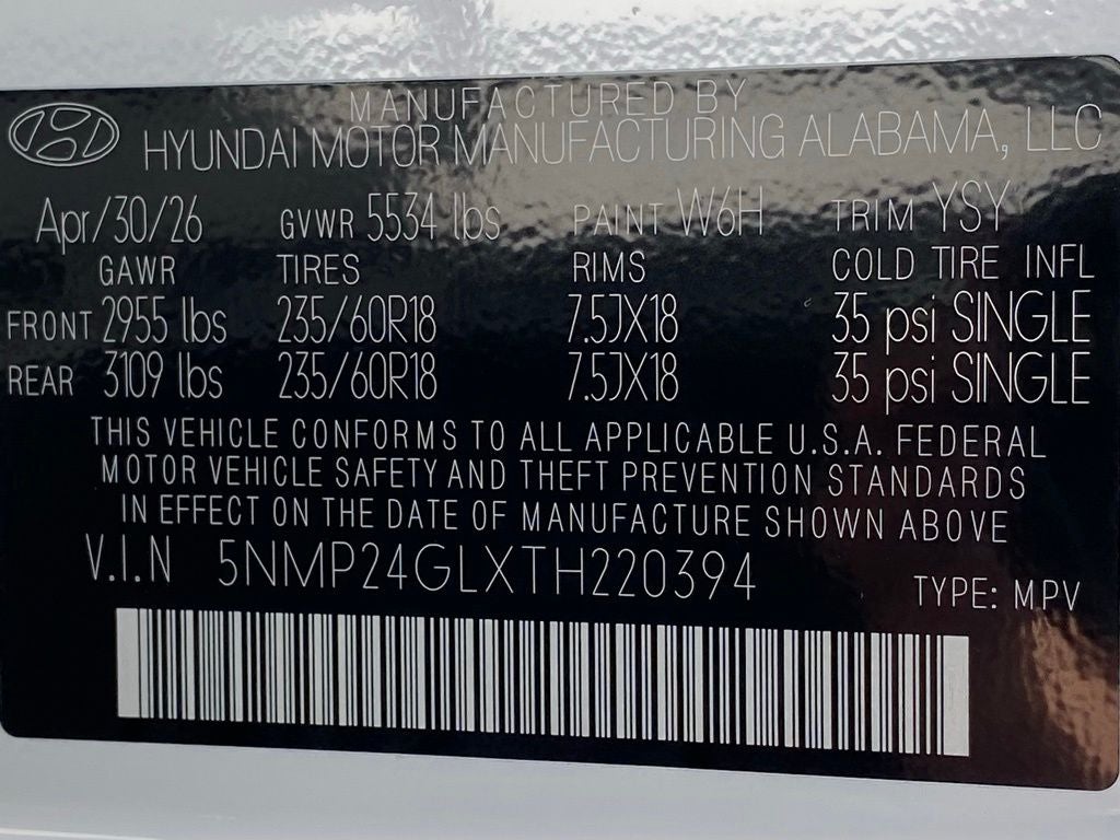 2026 Hyundai SANTA FE SEL