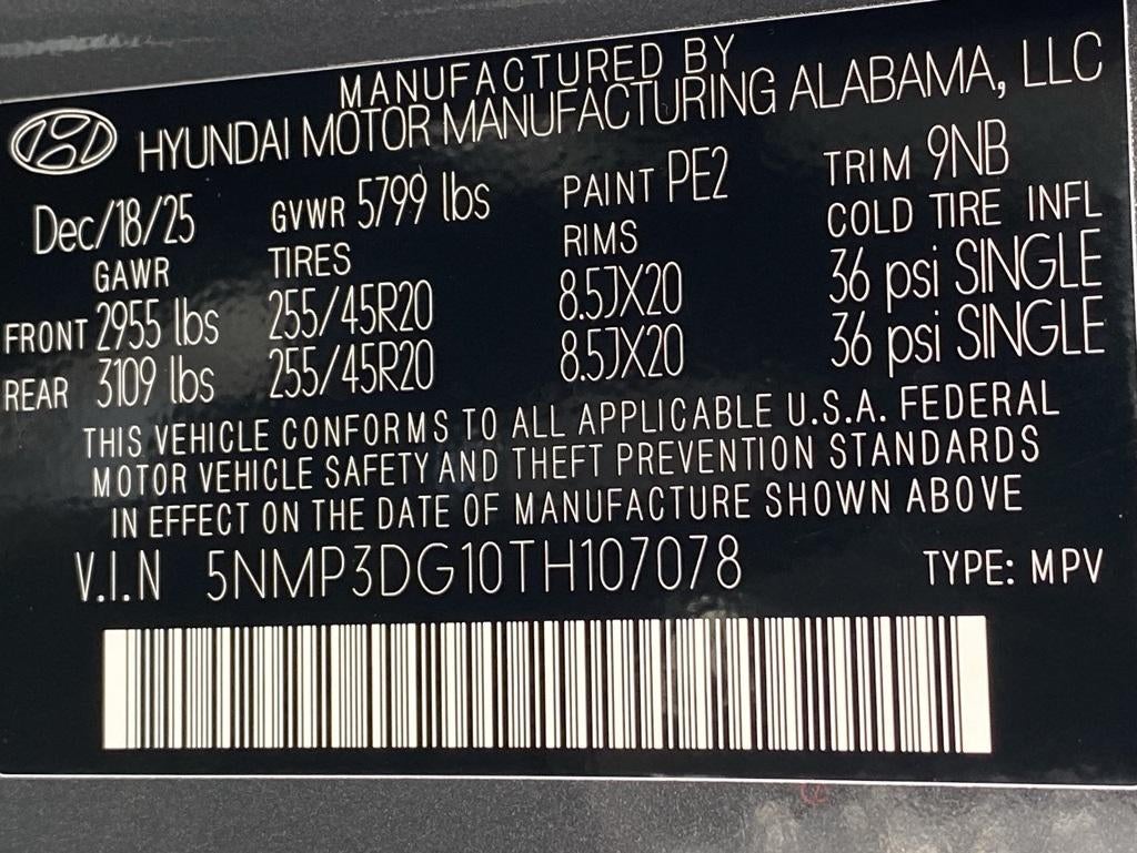 2026 Hyundai SANTA FE HYBRID Limited