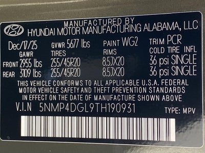 2026 Hyundai SANTA FE Limited AWD