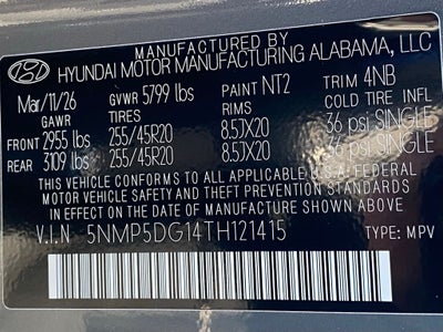 2026 Hyundai SANTA FE HYBRID Calligraphy