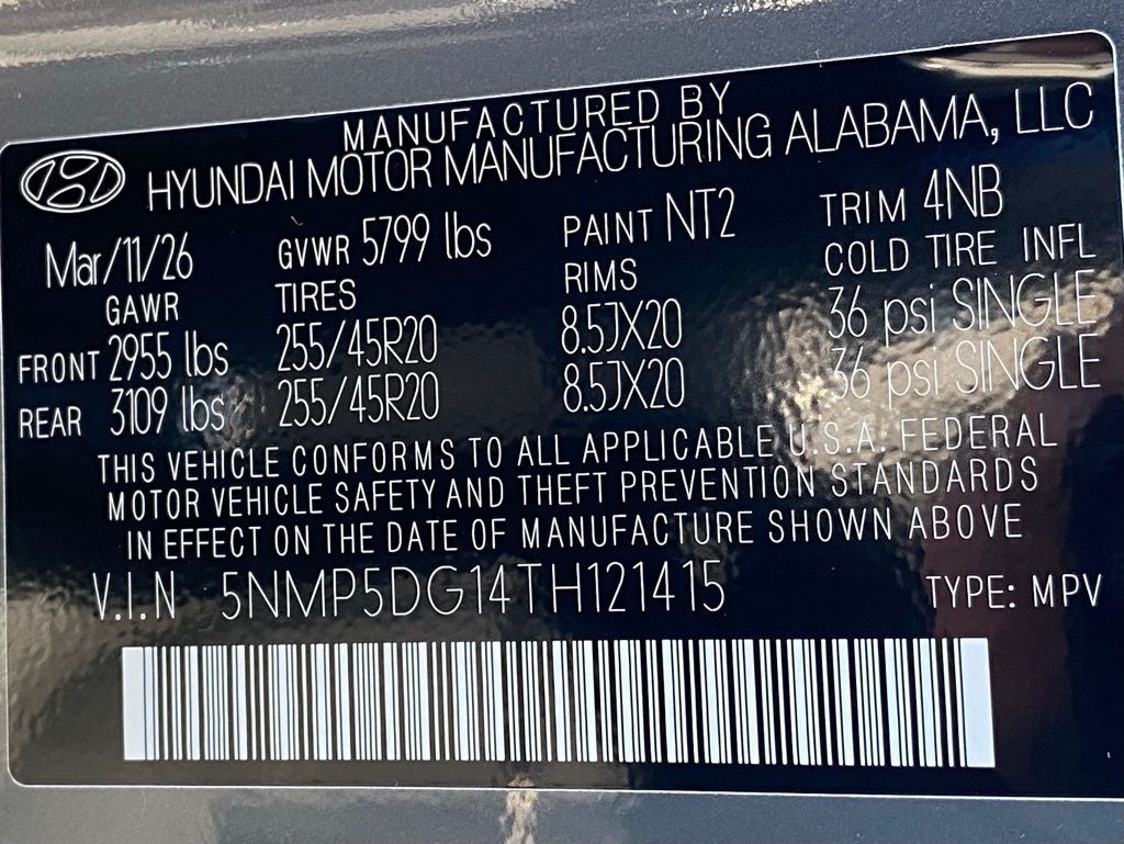 2026 Hyundai SANTA FE HYBRID Calligraphy