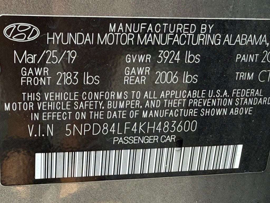 2019 Hyundai ELANTRA Limited