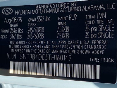 2026 Hyundai SANTA CRUZ SEL FWD