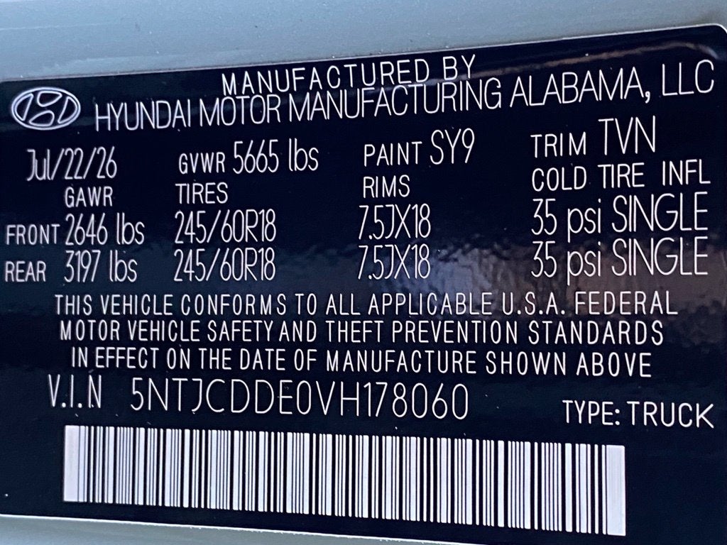 2027 Hyundai SANTA CRUZ SEL