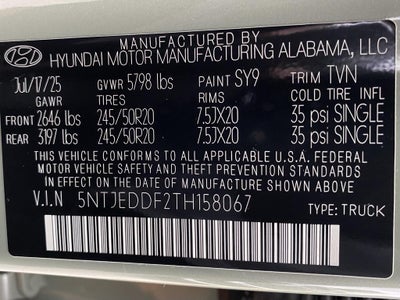 2026 Hyundai SANTA CRUZ Limited