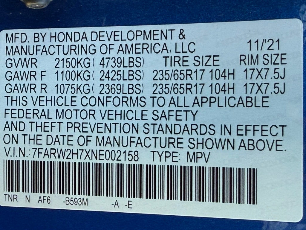 2022 Honda CR-V Special Edition