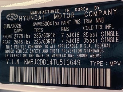 2026 Hyundai TUCSON HYBRID SEL Convenience