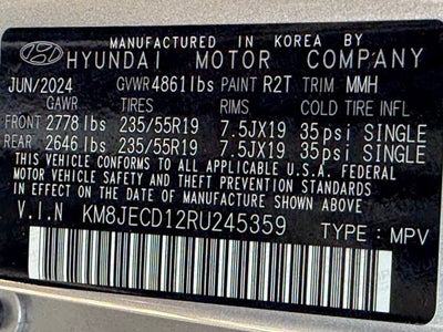 2024 Hyundai TUCSON HYBRID Limited