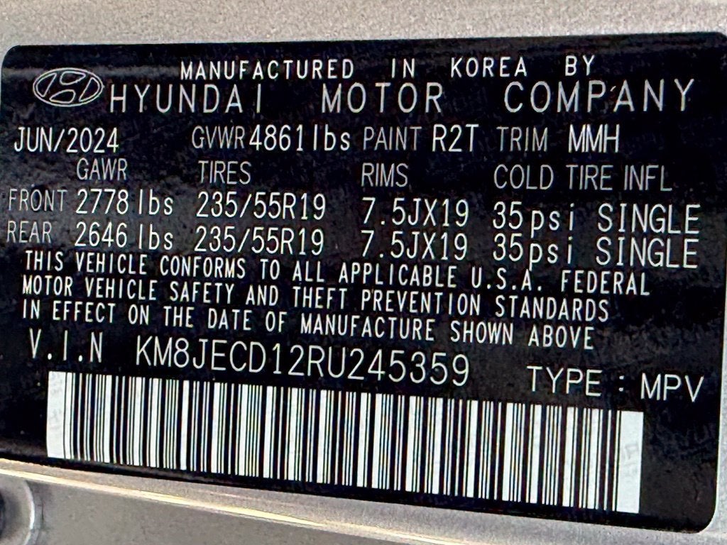 2024 Hyundai TUCSON HYBRID Limited