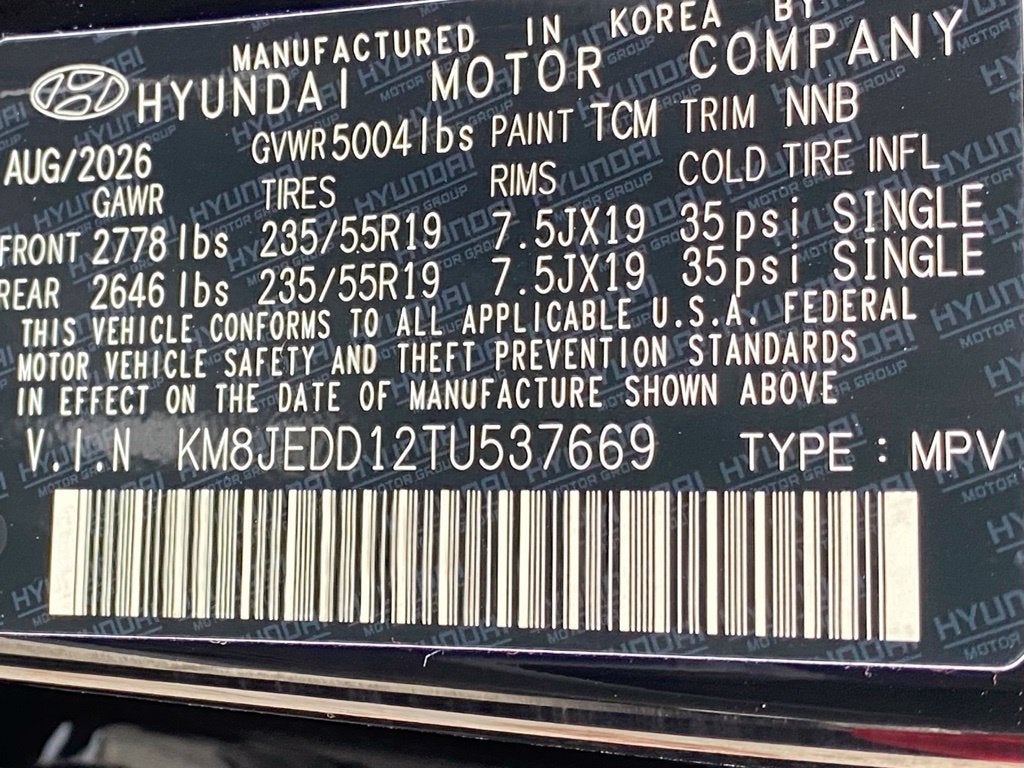 2026 Hyundai TUCSON HYBRID Limited