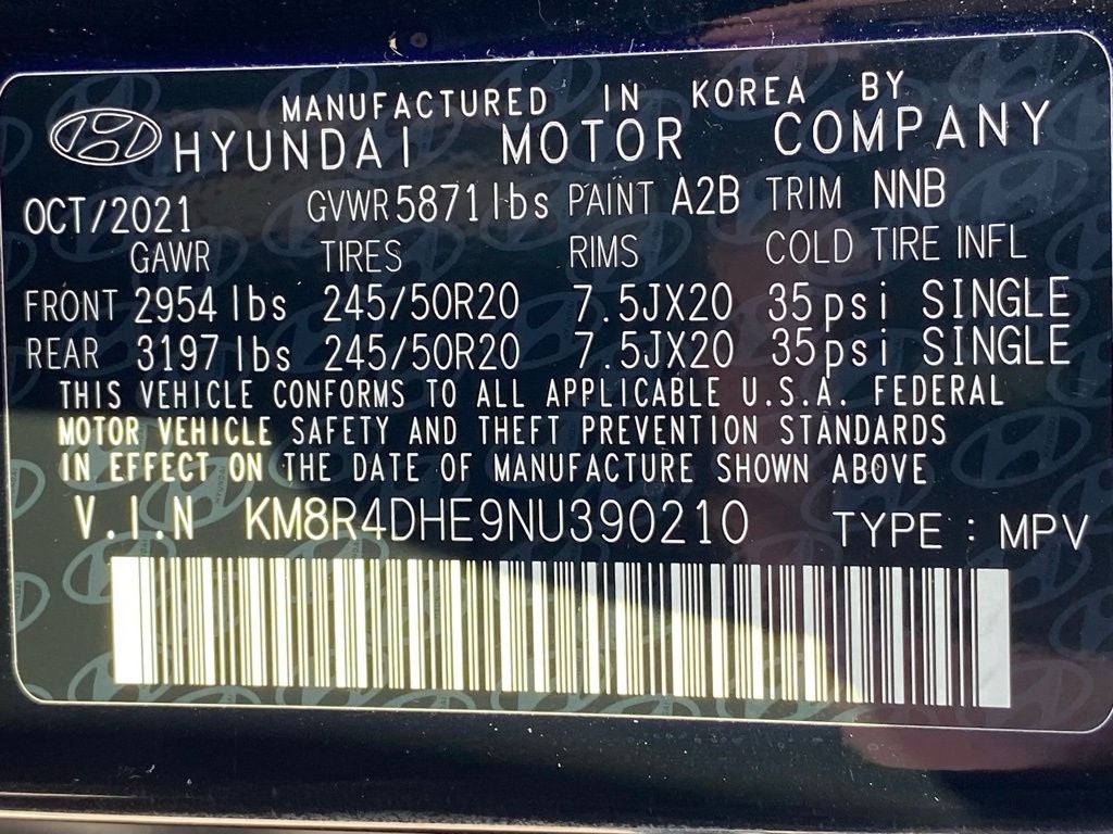 2022 Hyundai PALISADE SEL