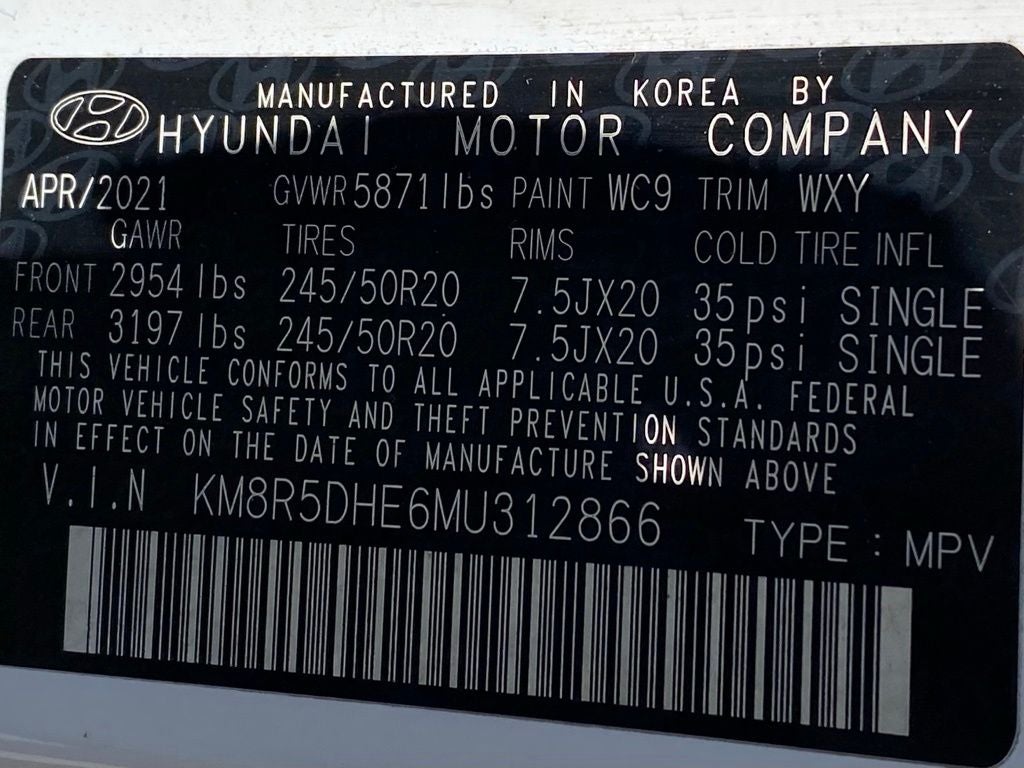 2021 Hyundai PALISADE Limited