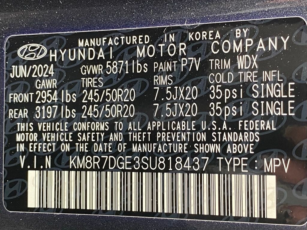 2025 Hyundai PALISADE Calligraphy