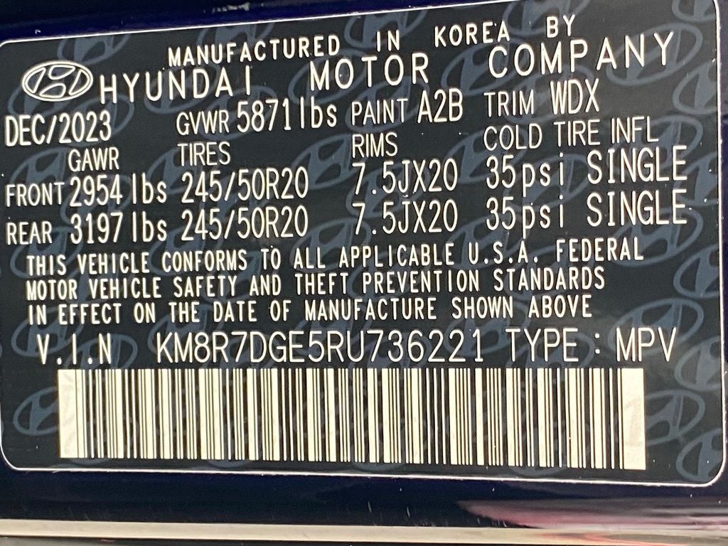 2024 Hyundai PALISADE Calligraphy