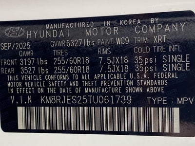 2026 Hyundai PALISADE XRT Pro