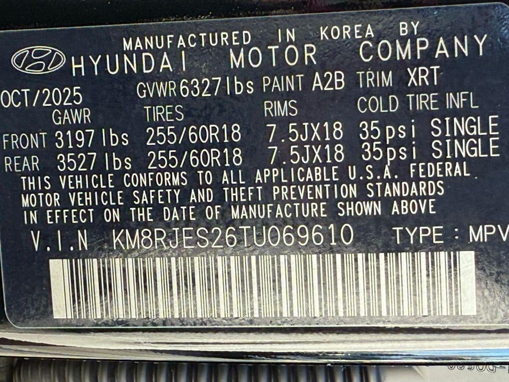 2026 Hyundai PALISADE XRT Pro