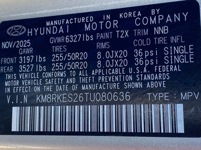 2026 Hyundai PALISADE Limited AWD