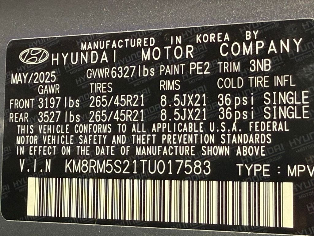 2026 Hyundai PALISADE Calligraphy