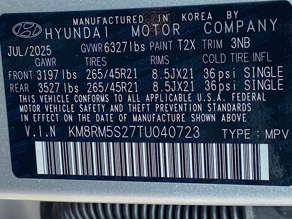 2026 Hyundai PALISADE Calligraphy