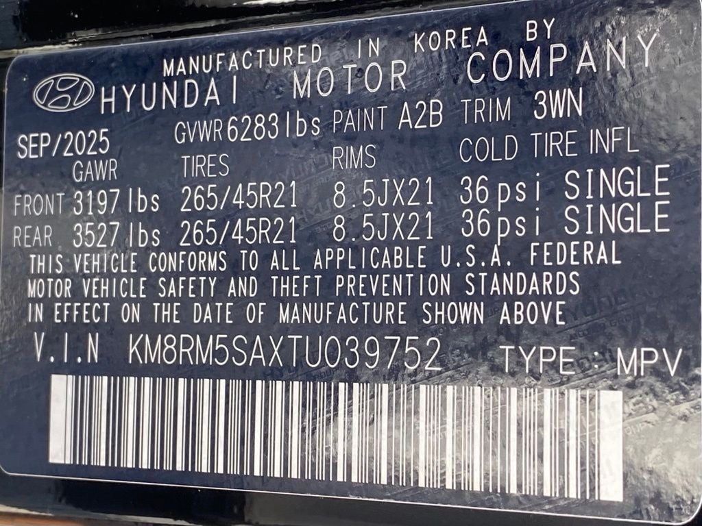2026 Hyundai PALISADE HYBRID Calligraphy
