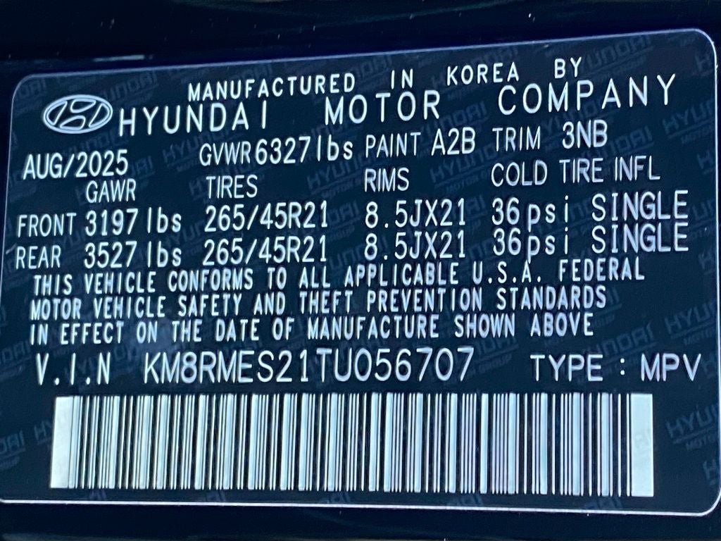 2026 Hyundai PALISADE Calligraphy