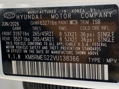 2027 Hyundai PALISADE Calligraphy