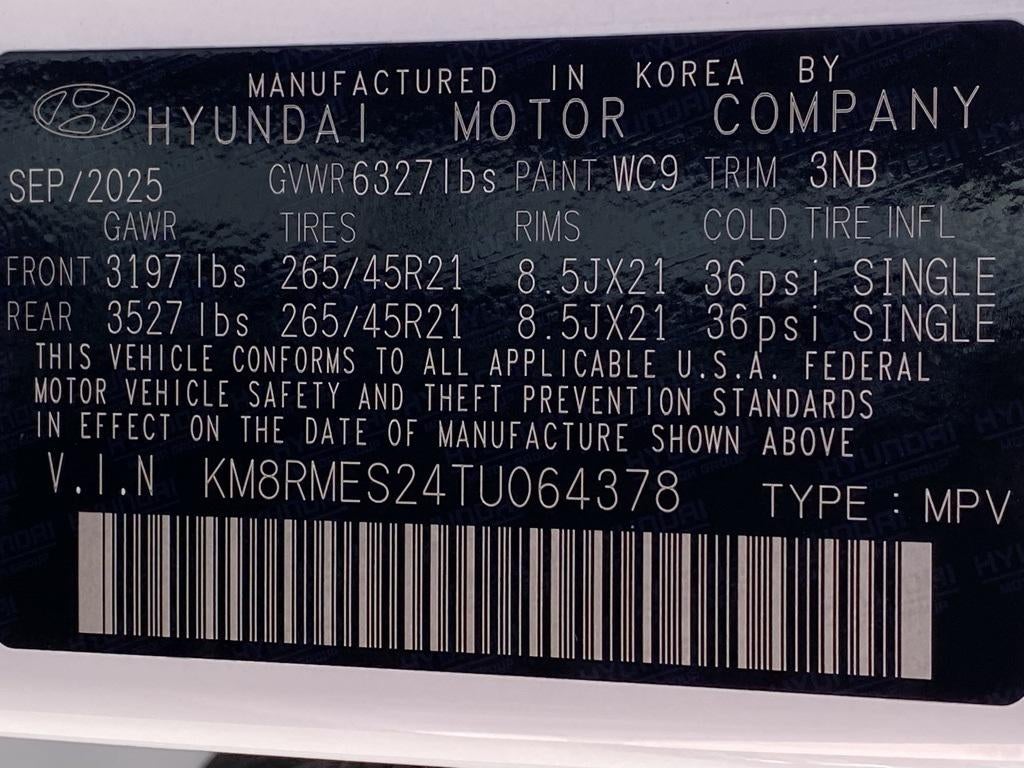 2026 Hyundai PALISADE Calligraphy AWD