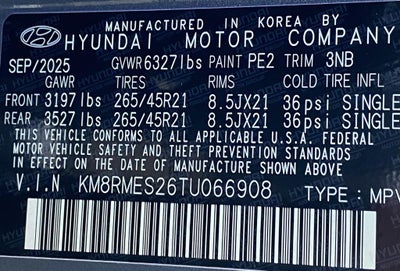 2026 Hyundai PALISADE Calligraphy AWD