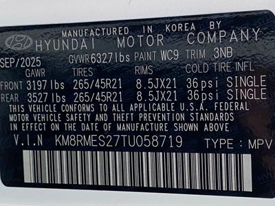 2026 Hyundai PALISADE Calligraphy