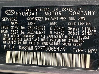 2026 Hyundai PALISADE Calligraphy AWD