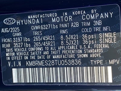 2026 Hyundai PALISADE Calligraphy AWD