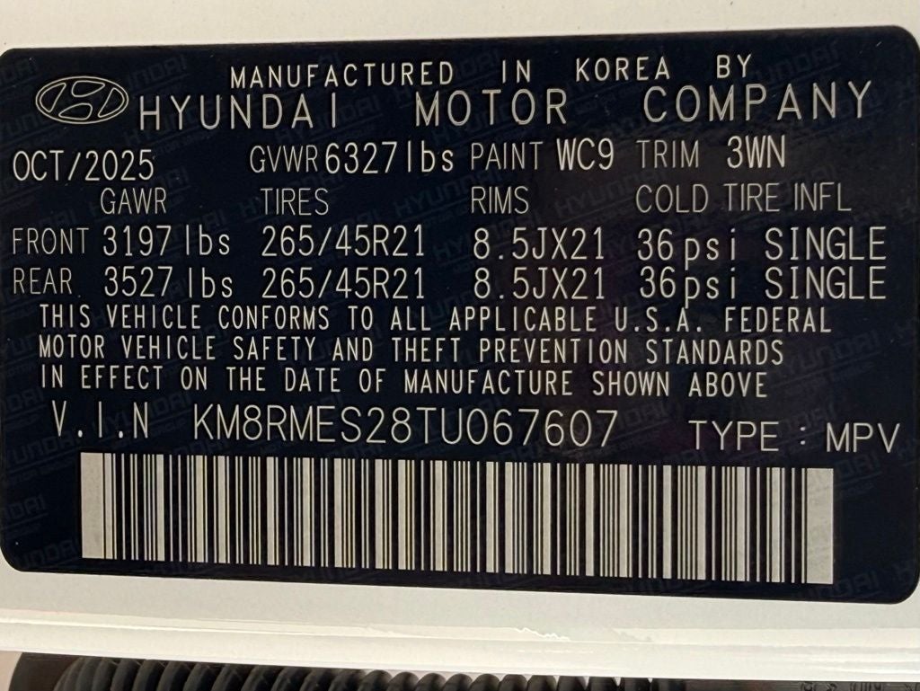 2026 Hyundai PALISADE Calligraphy
