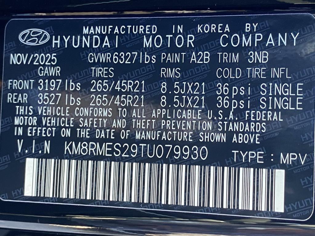 2026 Hyundai PALISADE Calligraphy AWD