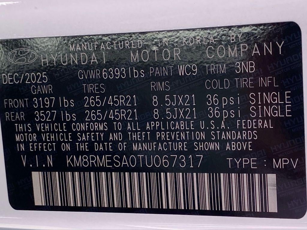 2026 Hyundai PALISADE HYBRID Calligraphy